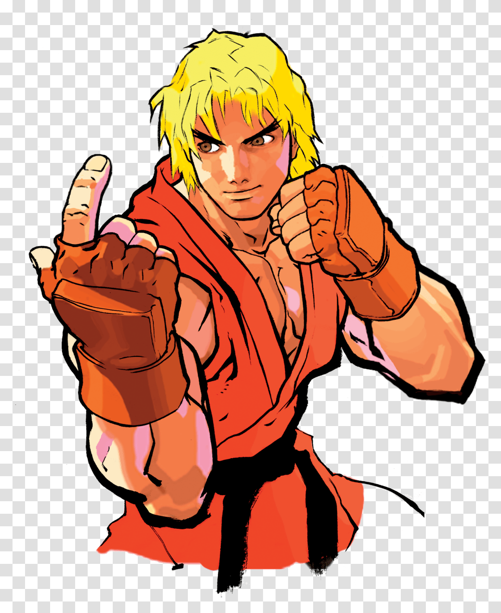 Ken De Street Fighter, Hand, Person, Human, Fist Transparent Png