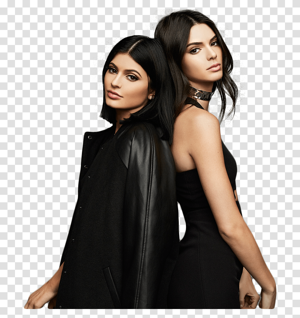 Kendall Jenner Kylie Jenner By Andie Mikaelson Kylie Jenner I Kendall, Person, Fashion, Evening Dress Transparent Png