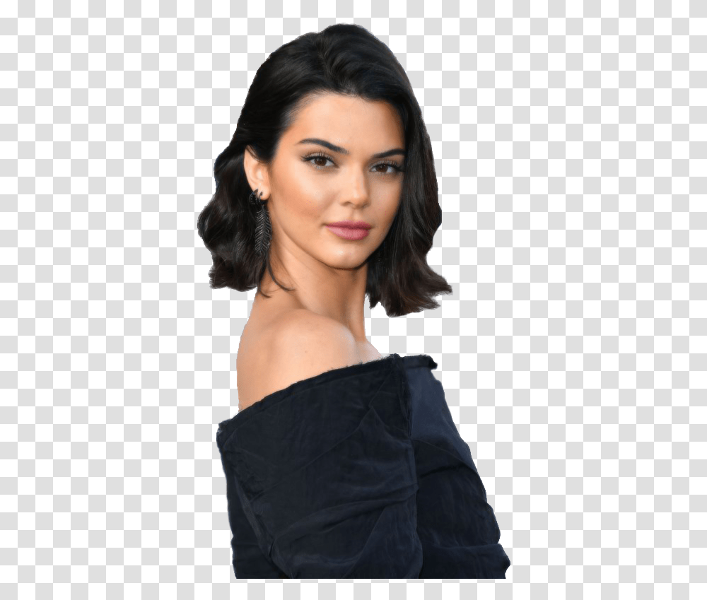 Kendall Jenner Short Kendall Jenner Hair, Face, Person, Human, Clothing Transparent Png