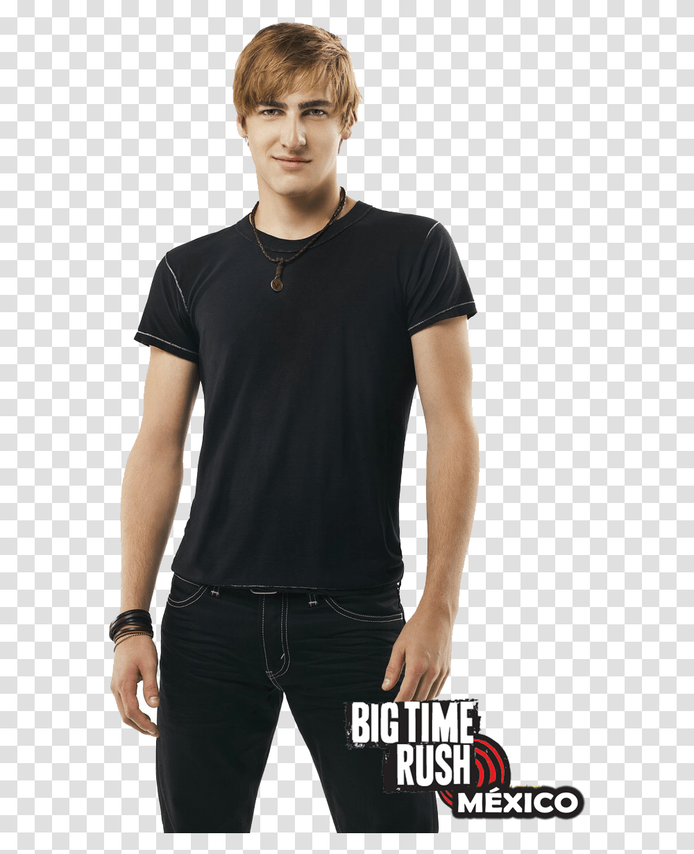 Kendall Schmidt In Big Time Rush, Sleeve, Person, T-Shirt Transparent Png