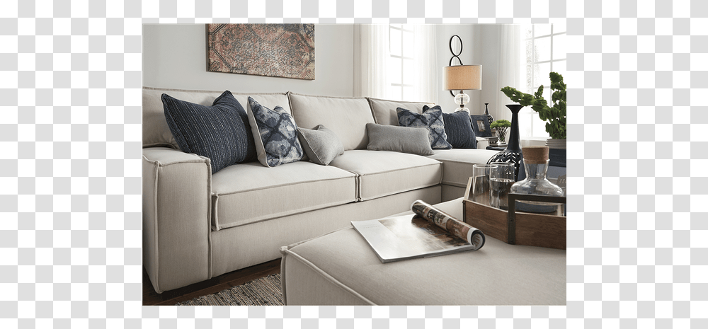 Kendleton Stone Sectional, Furniture, Couch, Table, Home Decor Transparent Png