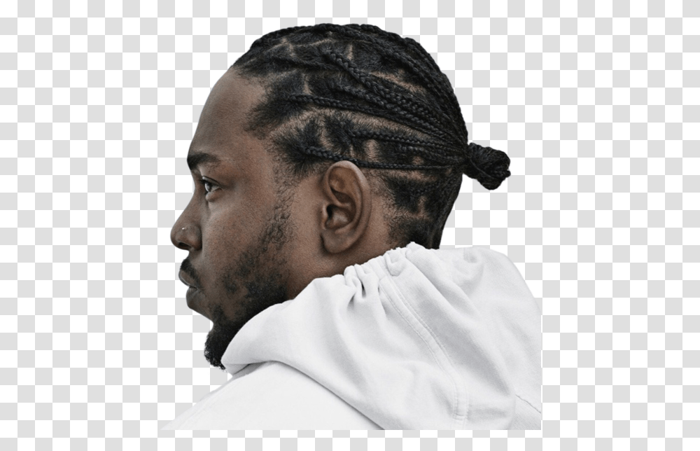 Kendrick Lamar Hq Braids Kendrick Lamar Hair, Face, Person, Head, Clothing Transparent Png