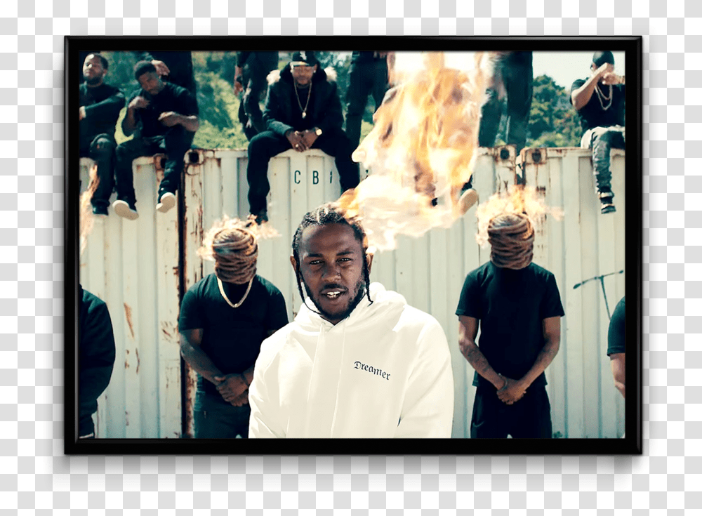 Kendrick Lamar, Person, Face, Bonfire Transparent Png