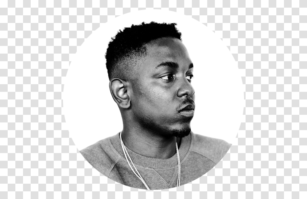 Kendrick Lamar White Background, Face, Person, Human, Portrait Transparent Png