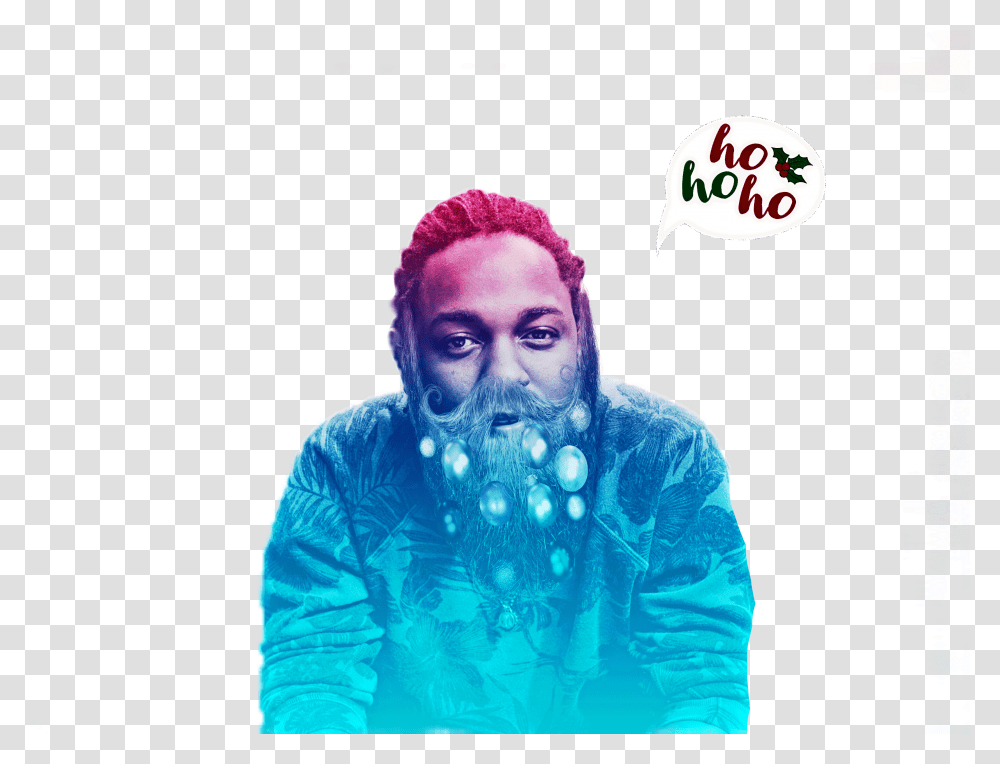 Kendricklamar Santa, Face, Person, Human, Long Sleeve Transparent Png