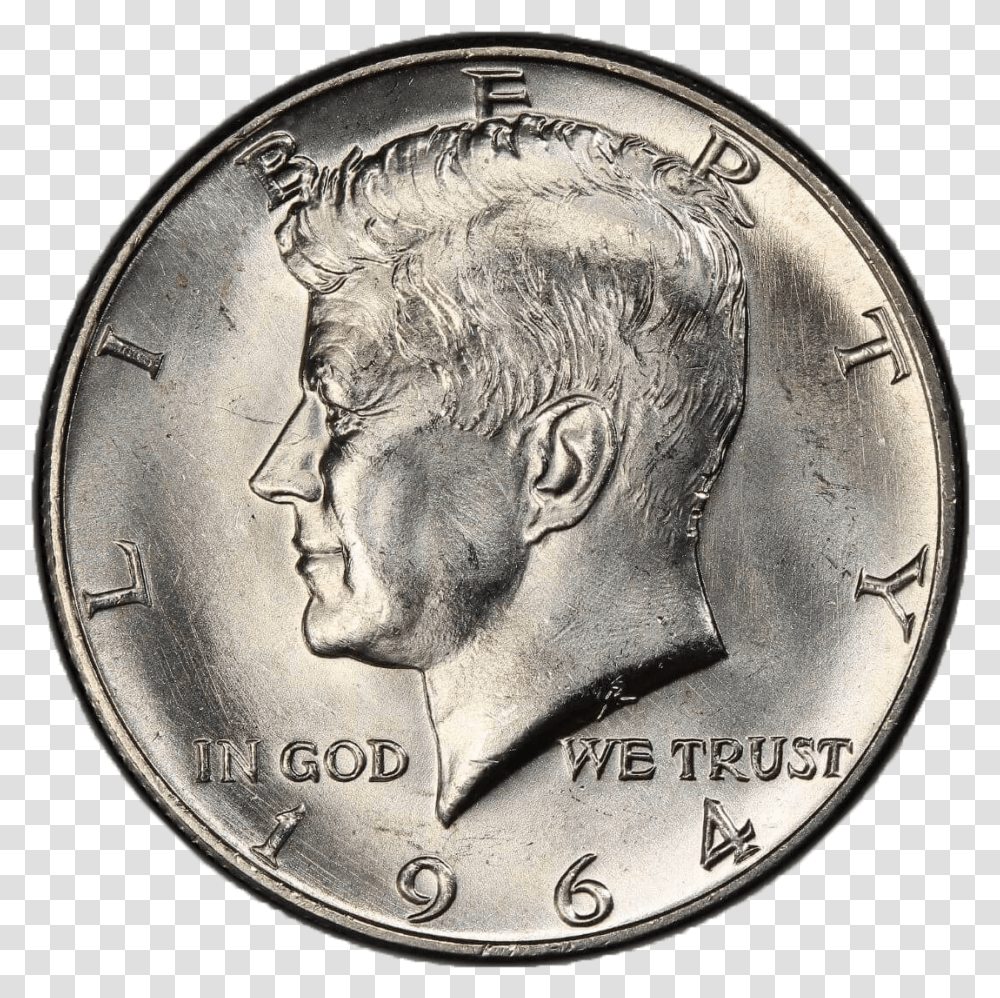 Kennedy Half Dollar Background, Coin, Money, Nickel, Dime Transparent Png