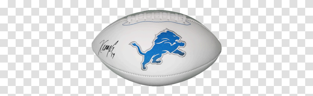 Kenny Golladay Autographed Detroit Lions Logo Football Jsa Witness Pope John Lions, Sport, Sports, Rugby Ball, Baseball Cap Transparent Png
