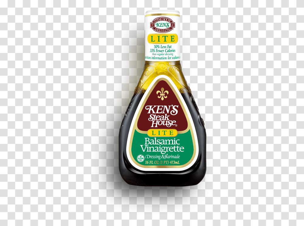 Kens Light Italian Dressing, Label, Food, Syrup Transparent Png