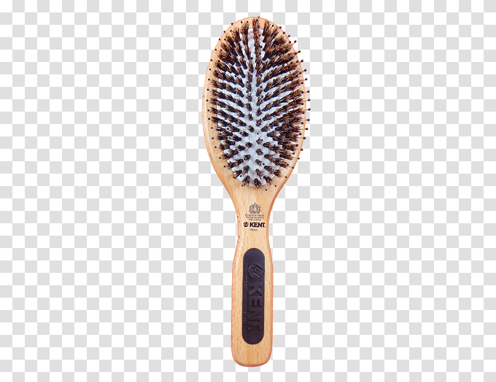 Kent Pure And Nylon Bristle Ladies Hairbrush Brush, Spoon, Cutlery, Tool, Toothbrush Transparent Png