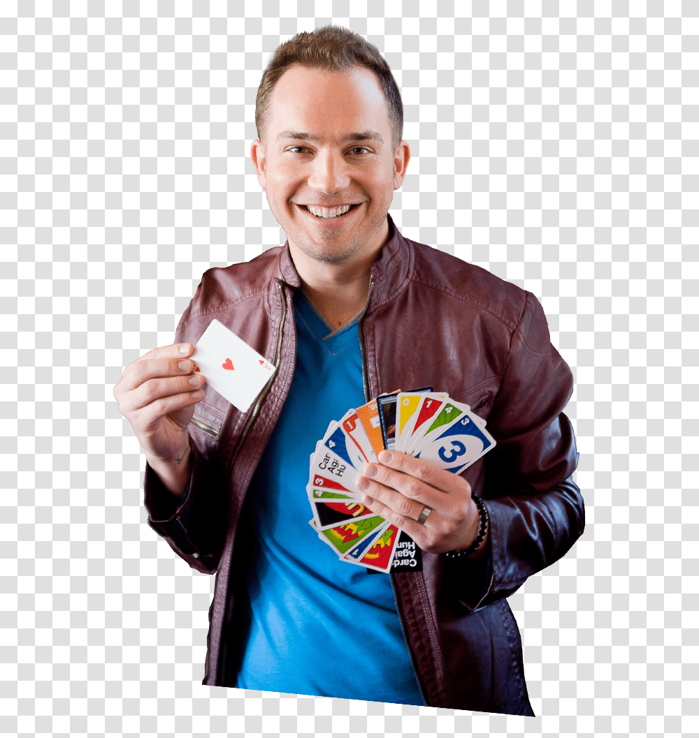 Kentmagic Topcutout Comedy Magician Michael Kent Magic, Person, Human, Gambling, Game Transparent Png
