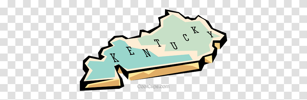 Kentucky State Map Royalty Free Vector Clip Art Illustration, Number, Plot Transparent Png