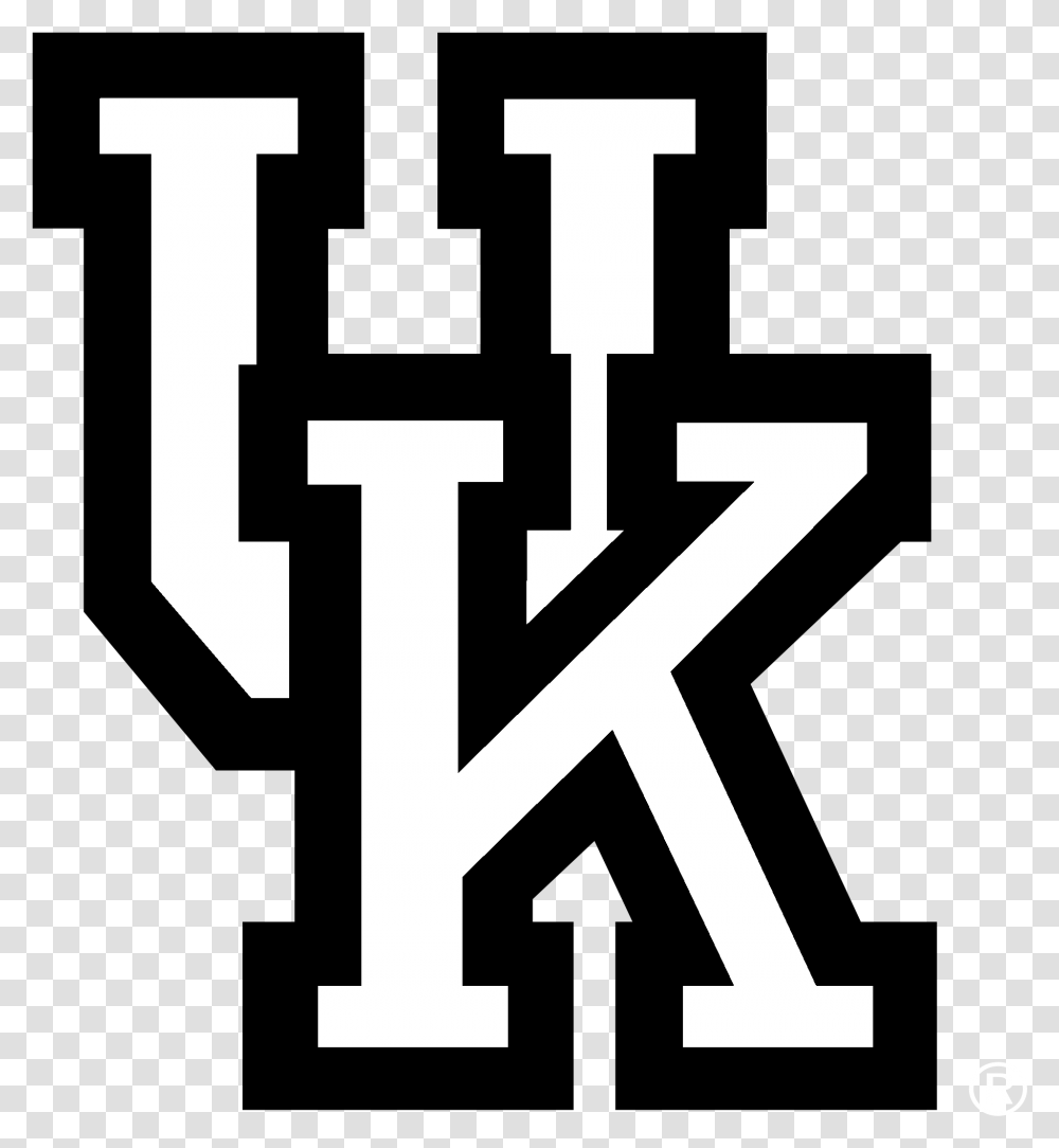 Kentucky Wildcats Logo Black And White Logo Pink Victoria Secret, Cross, Stencil, Emblem Transparent Png