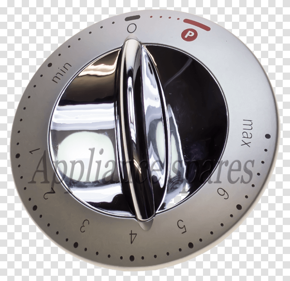 Kenwood Chef Silver And Chrome Control Knob And Insert Emblem, Helmet, Apparel Transparent Png