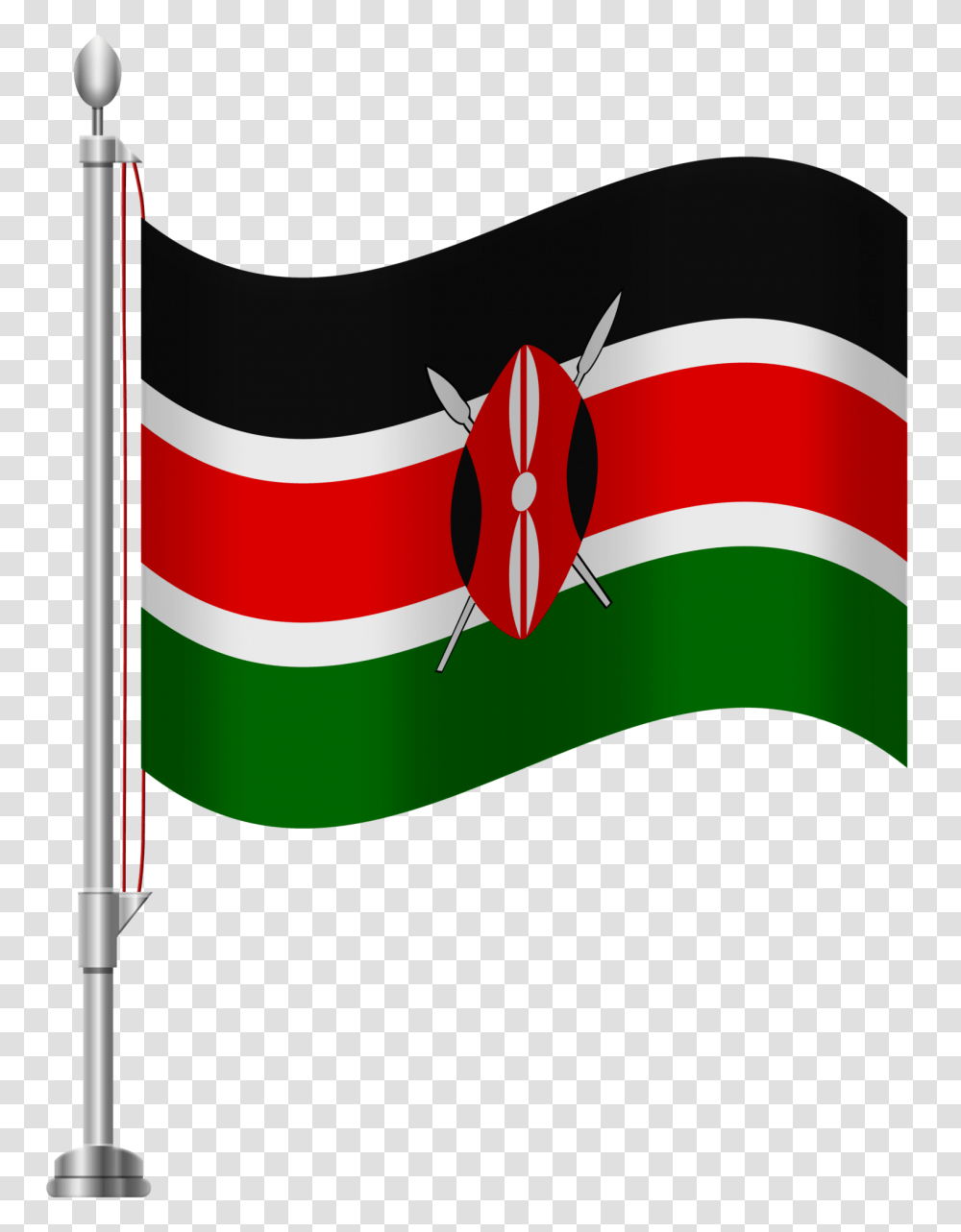 Kenya Flag Clip Art, American Flag Transparent Png
