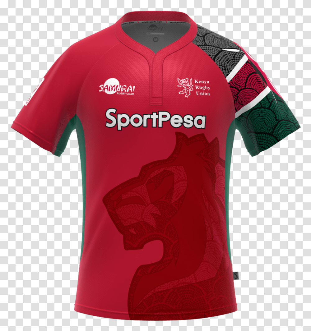 Kenya Rugby Jersey Active Shirt, Apparel, T-Shirt Transparent Png