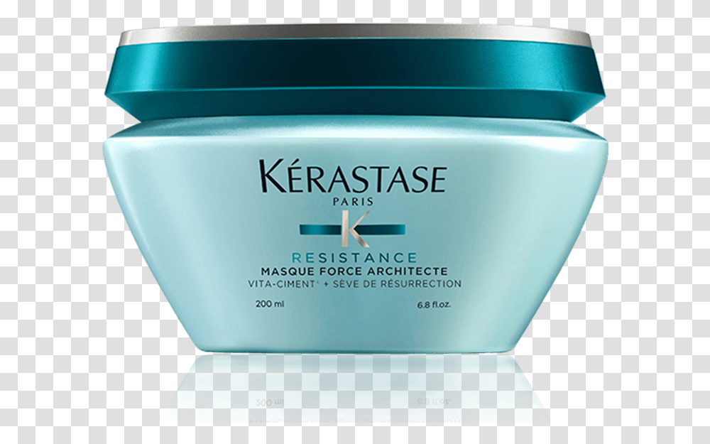 Kerastase Resistance Masque Force Architecte, Bottle, Cosmetics, Box, Sunscreen Transparent Png