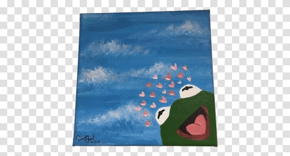 Kermit Art Niche Nichememe Painting, Angry Birds, Sky, Outdoors, Nature Transparent Png