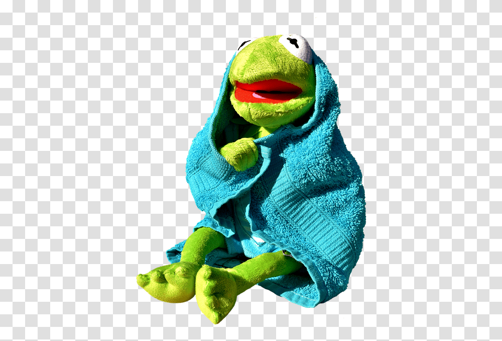 Kermit Background, Towel, Plush, Toy, Bath Towel Transparent Png