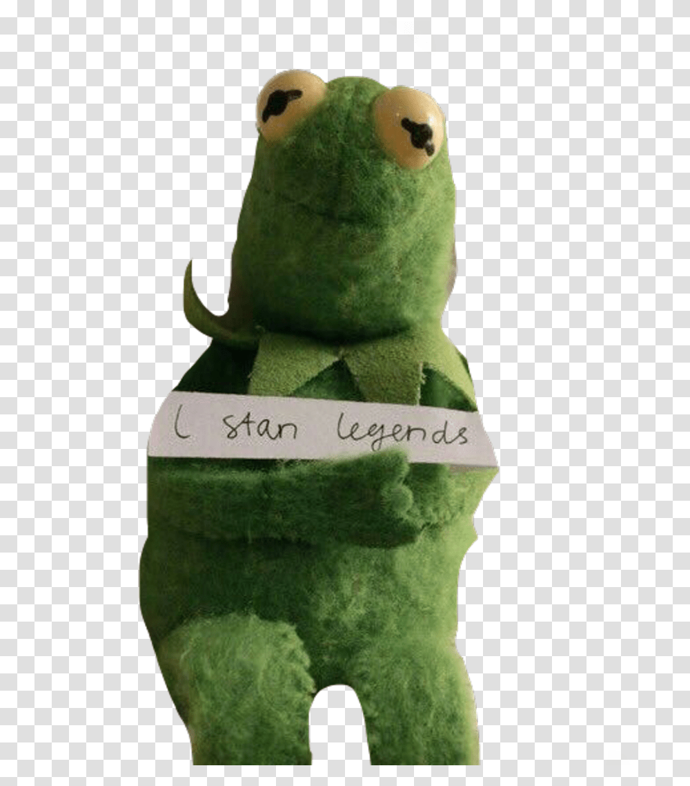 Kermit Meme Stanlegendsfreetoedit Frog Skinnylegend Clean Kermit Memes, Toy, Plush, Figurine, Cake Transparent Png