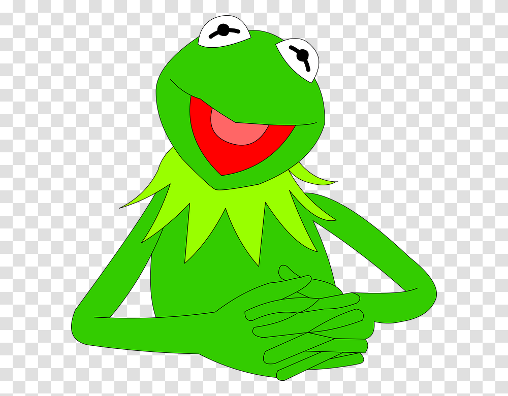Kermit The Frog Clipart Clip Art Images, Amphibian, Wildlife, Animal, Green Transparent Png