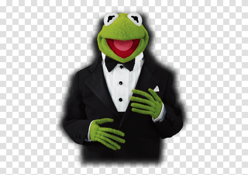Kermit The Frog Kermit The Frog Suit, Person, Human, Performer, Overcoat Transparent Png