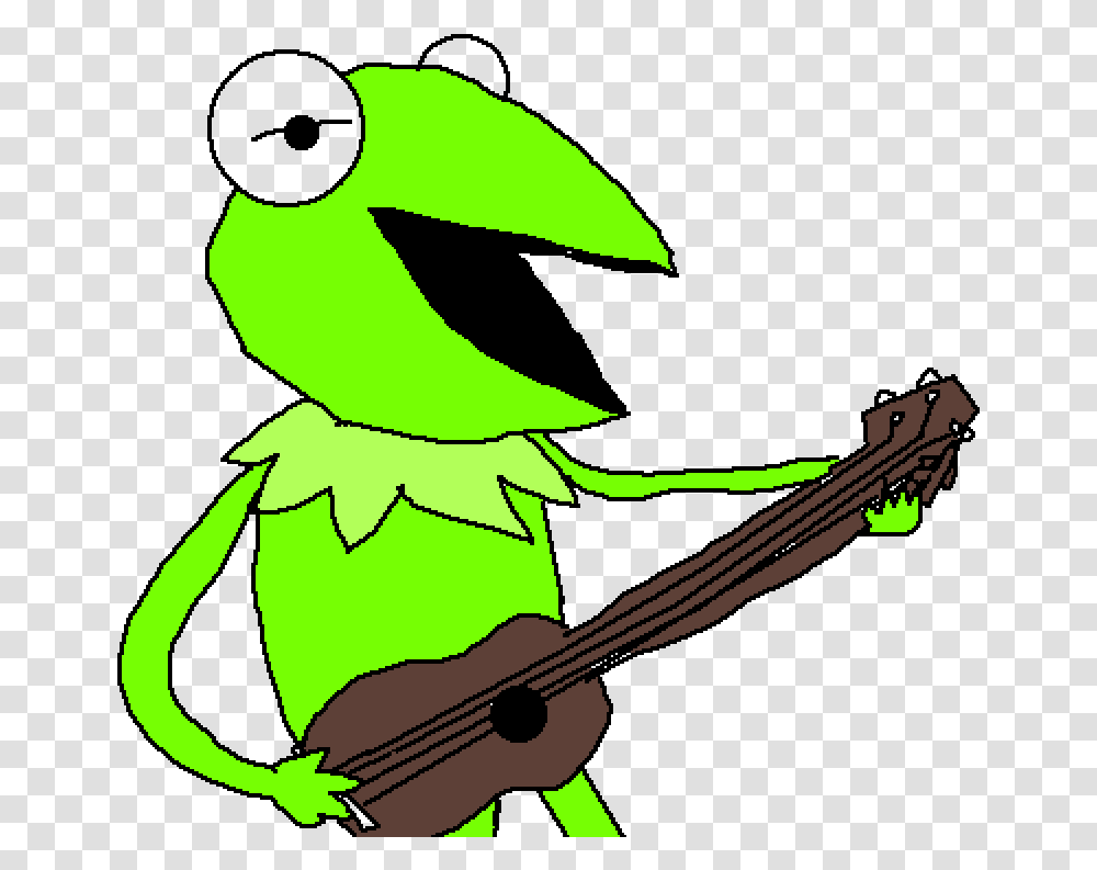 Kermit The Frog, Person, Human, Guitar, Leisure Activities Transparent Png