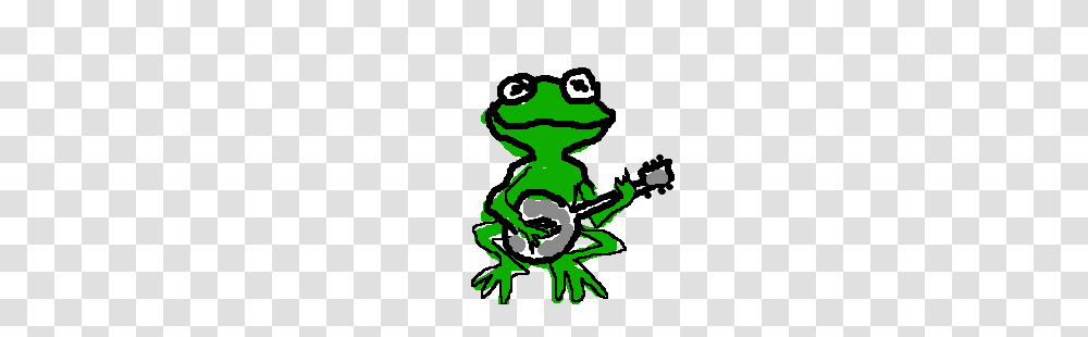 Kermit The Frog Plays His Banjo, Wildlife, Animal, Amphibian Transparent Png