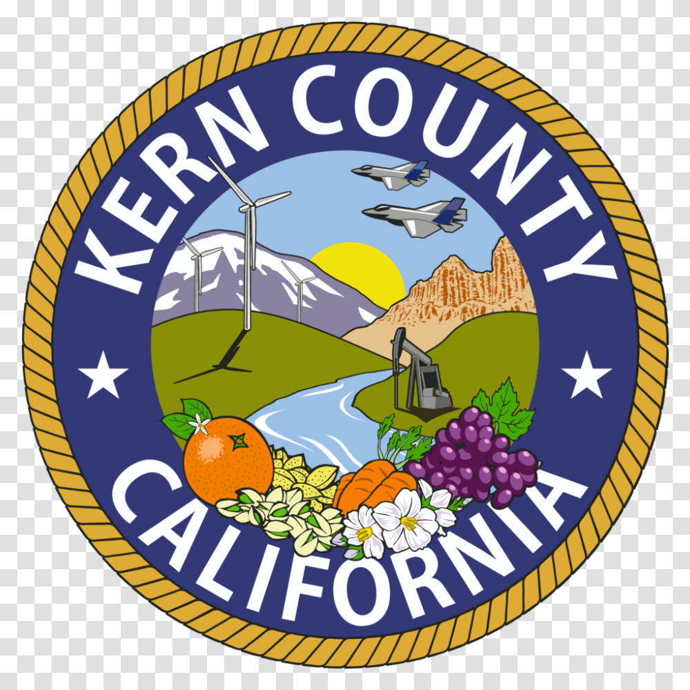 Kern County Seal, Label, Logo Transparent Png