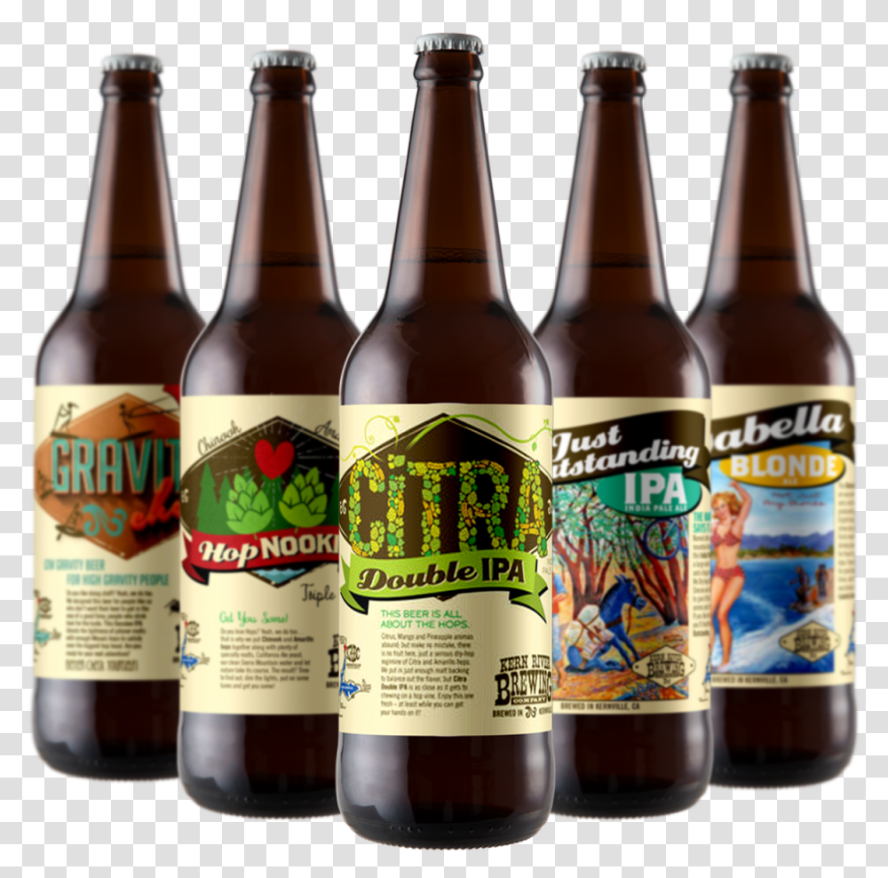 Kern River Brewery Beer, Alcohol, Beverage, Drink, Bottle Transparent Png