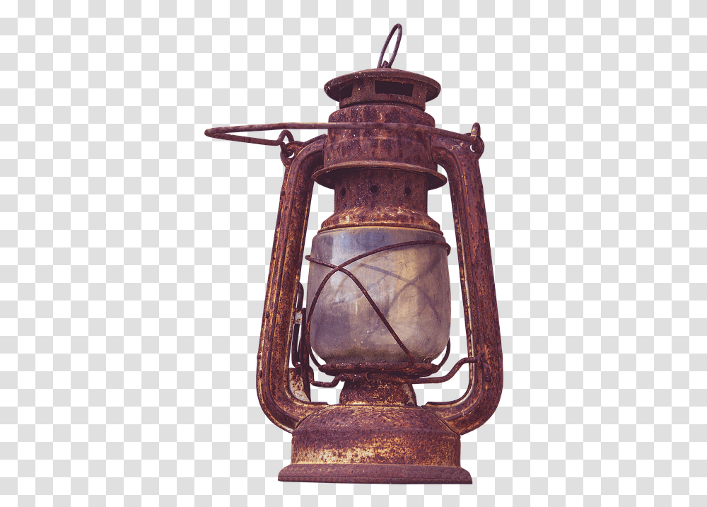 Kerosene Lamp Lamp Old Wire Mesh Light Lantern Old Lamp, Fire Hydrant, Rust, Lampshade Transparent Png