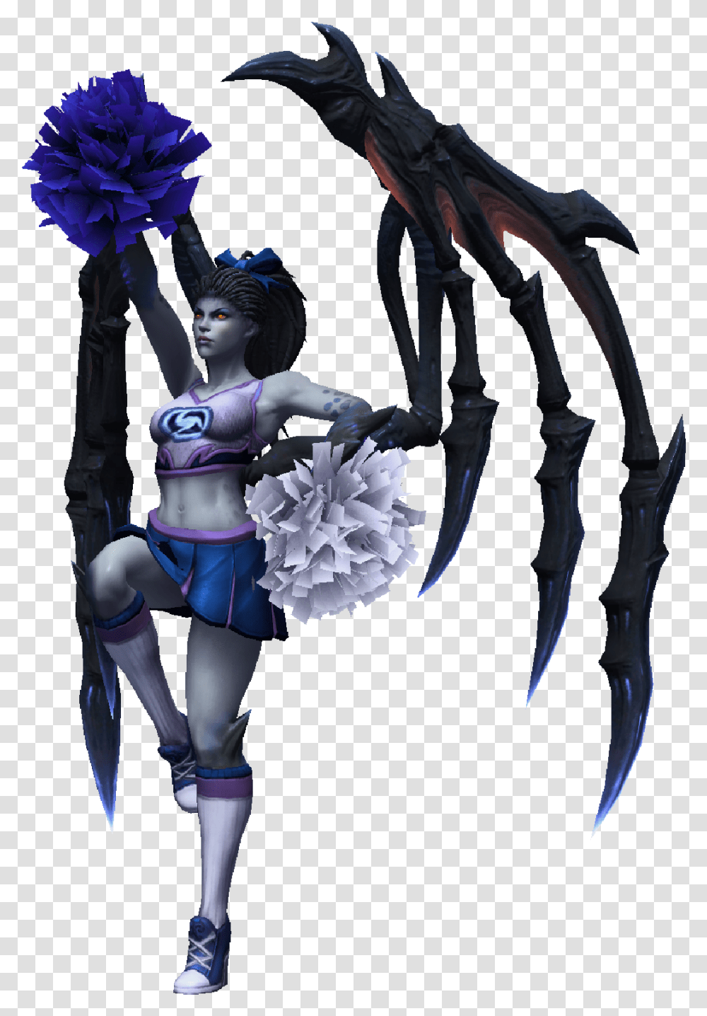 Kerrigan Cheerleader Champion Skin Stand Ready Illustration, Costume, Person, Dance Pose, Leisure Activities Transparent Png