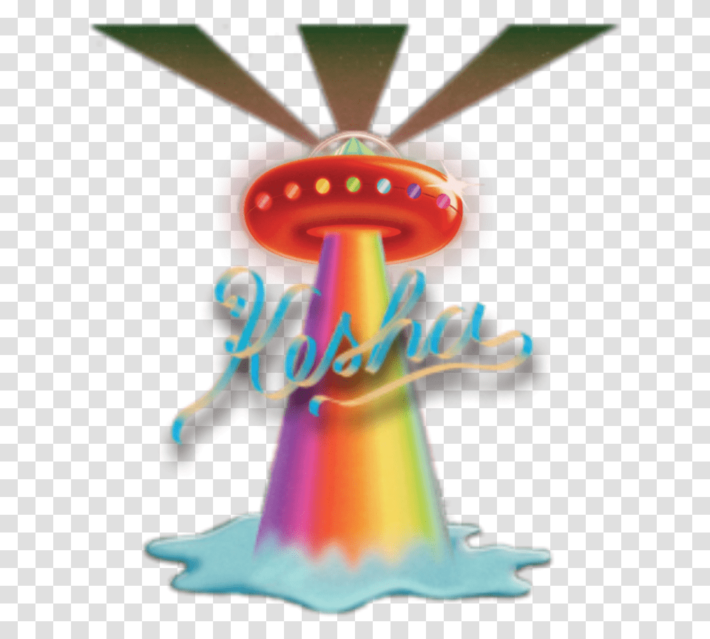 Kesha Rainbow Spaceship Water Trippy Pschedelic Sticker Kesha Rainbow Spaceship, Light, Pattern Transparent Png