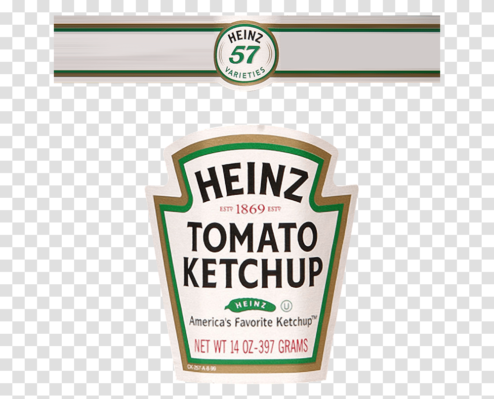 Ketchup And Mustard Clipart Heinz Ketchup Bottle Label, Food, Meal Transparent Png