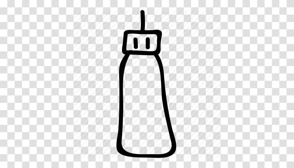 Ketchup Bottle Clip Art Black And White Loadtve, Cylinder, Cowbell Transparent Png
