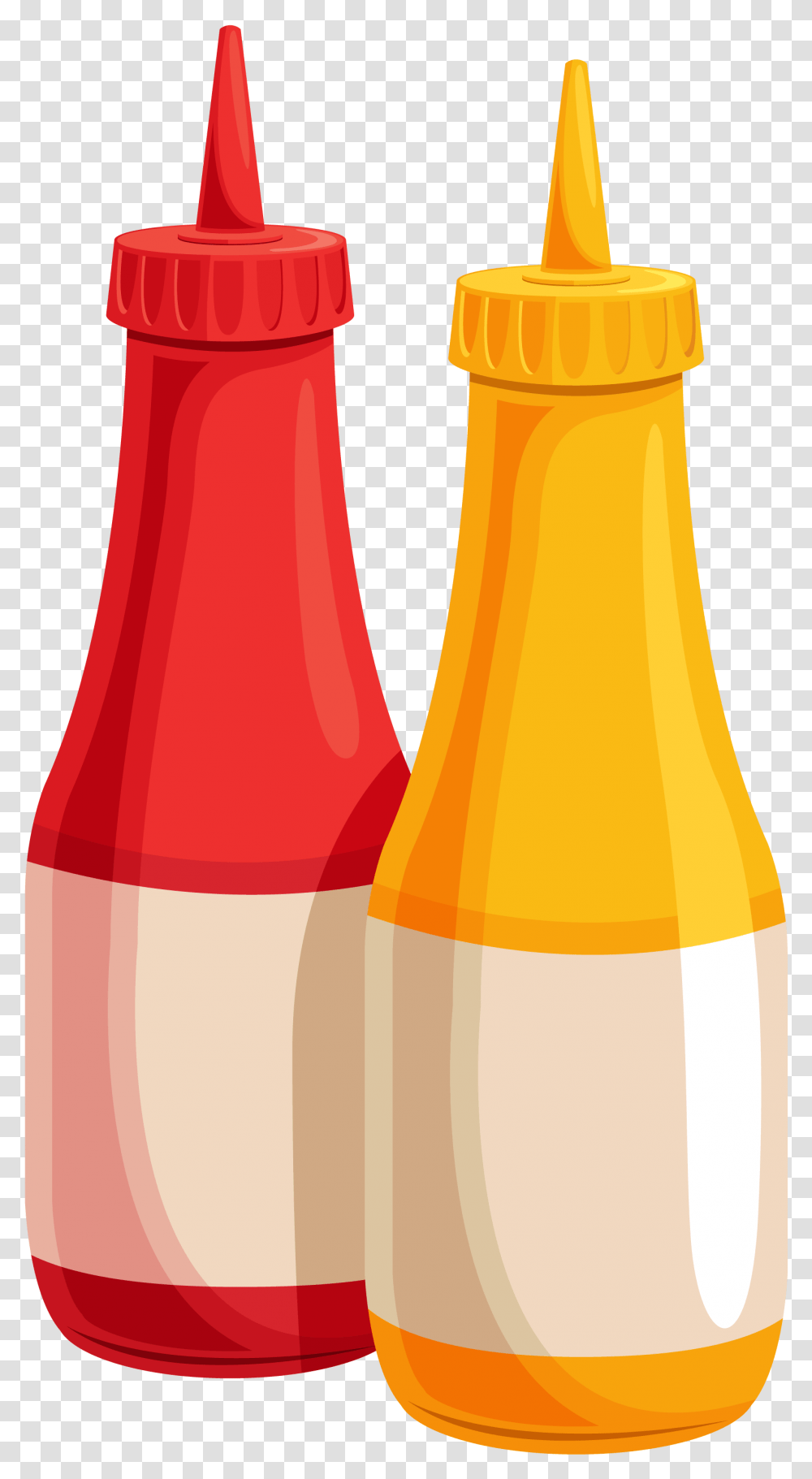 Ketchup Bottle Clip Art Ketchup And Mustard Clipart, Pop Bottle, Beverage, Drink, Juice Transparent Png