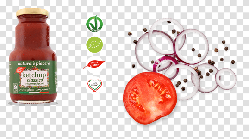 Ketchup Bottle Glass Bottle, Plant, Vegetable, Food, Tomato Transparent Png