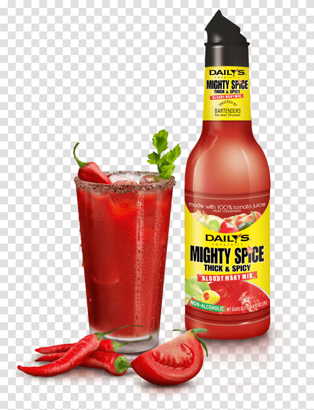 Ketchup Daily Spicy Bloody Mary Mix, Food, Beverage, Alcohol, Cocktail Transparent Png