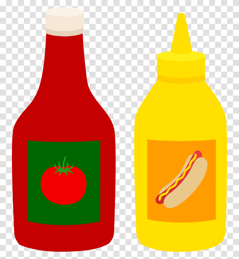 Ketchup Mustard Bottles Bottle Clip Art, Food, Juice, Beverage, Drink Transparent Png