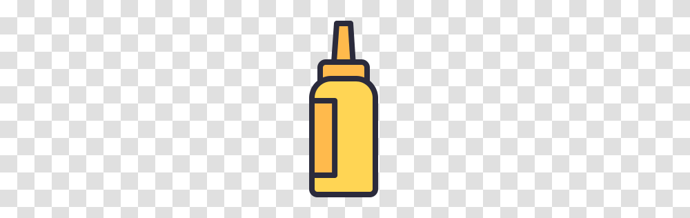 Ketchup Mustard Icon Outline Filled, Sunscreen, Cosmetics, Bottle, Lotion Transparent Png