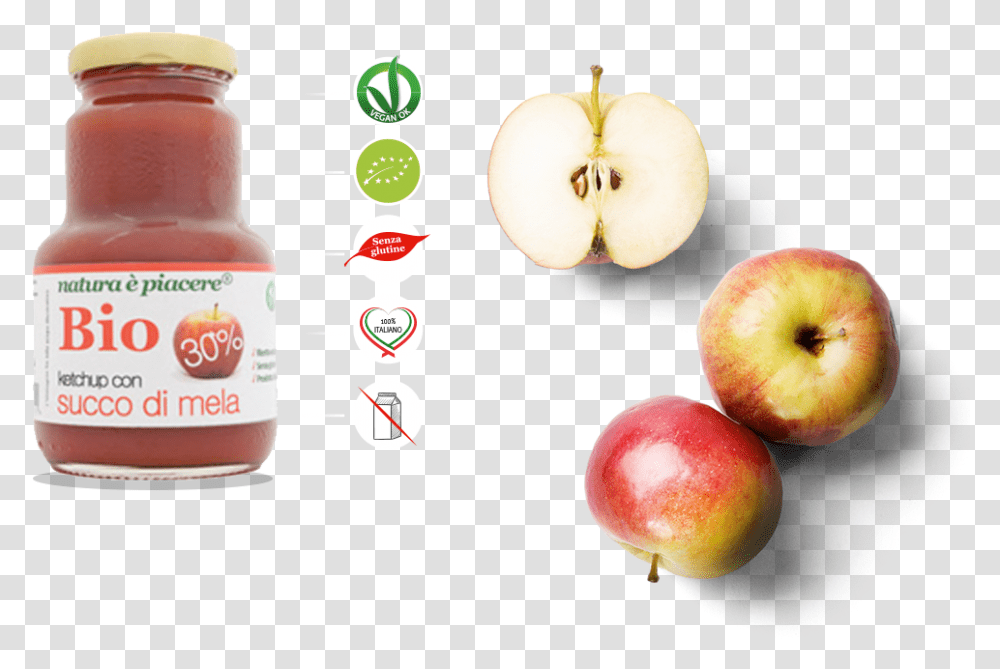 Ketchup With Apple Juice Mcintosh, Fruit, Plant, Food Transparent Png
