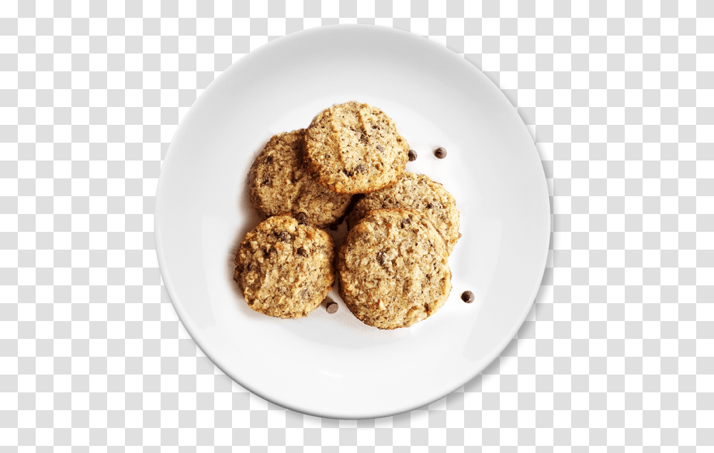 Keto Chocolate Chip Cookies On Plate Chocolate Cookies On Plate, Breakfast, Food, Meal, Dish Transparent Png