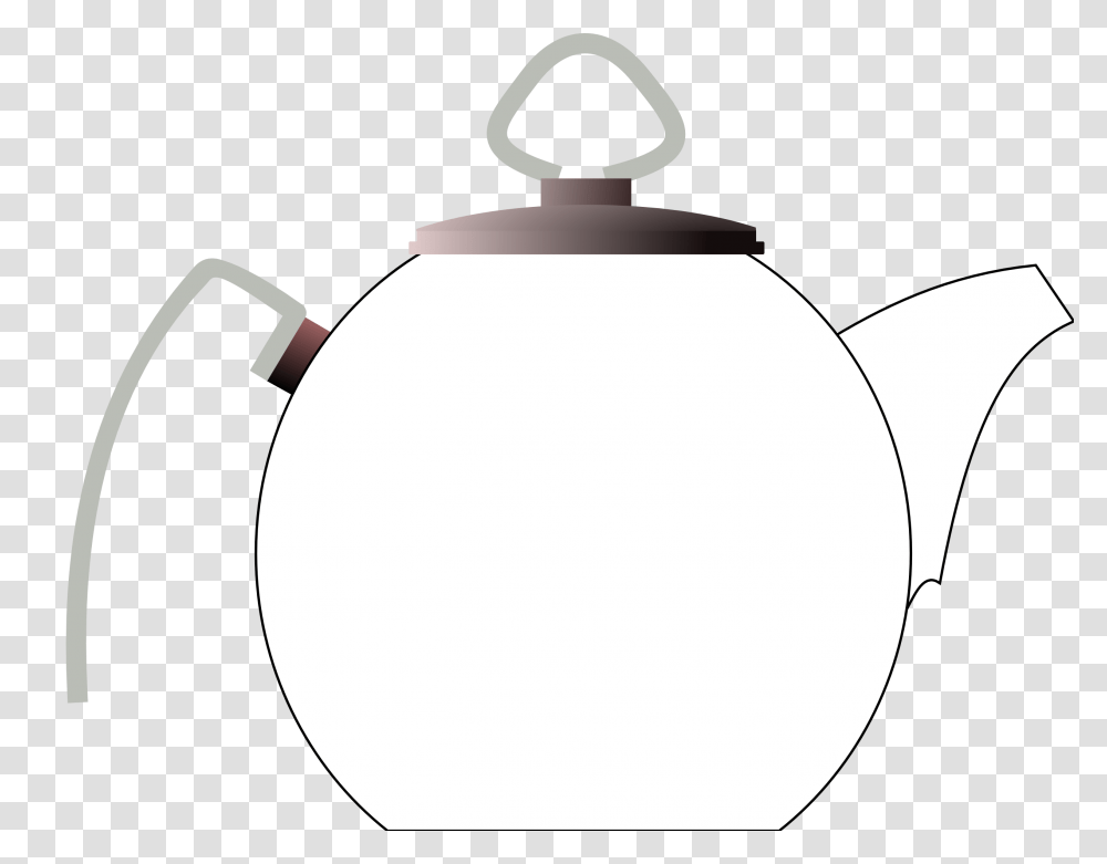 Kettle Clipart Black And White, Lamp, Pottery, Jar, Lampshade Transparent Png