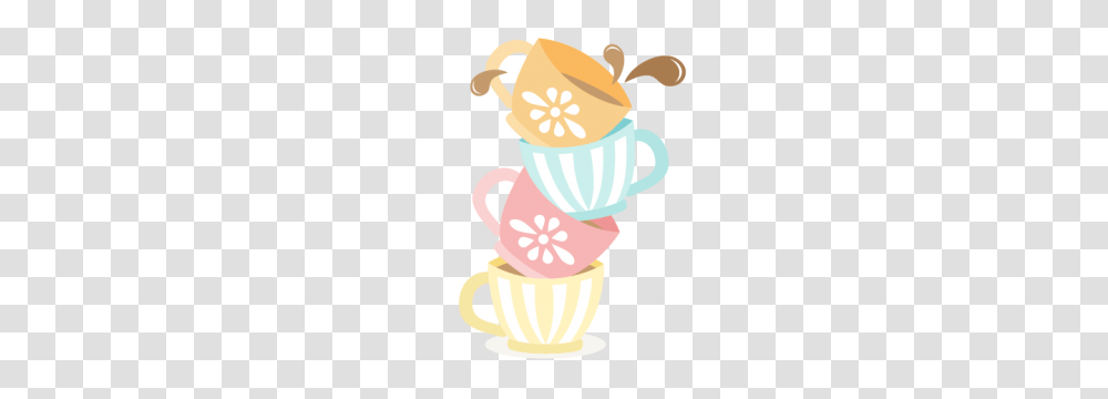 Kettle Clipart Stacked Tea Cup, Cream, Dessert, Food, Creme Transparent Png