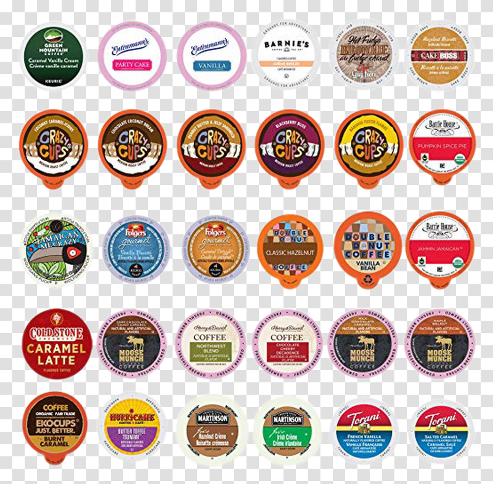 Keurig K Cup Flavors, Label, Logo Transparent Png