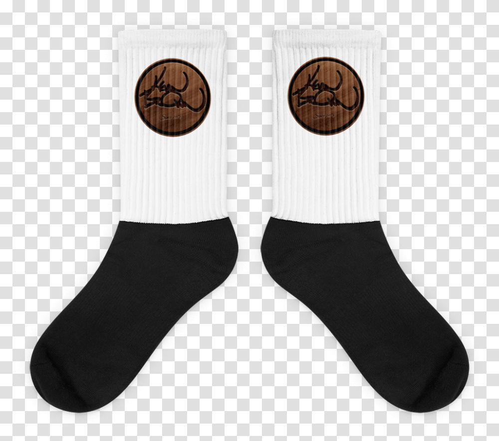 Kev Brown Dark Wood Grain Logo Circle Finger Socks, Apparel, Shoe, Footwear Transparent Png