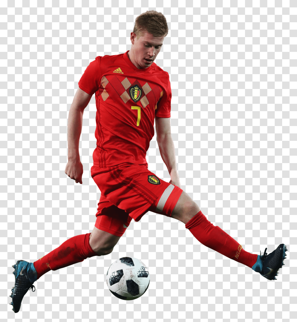 Kevin De Bruynerender Kick Up A Soccer Ball, Football, Team Sport, Person, People Transparent Png