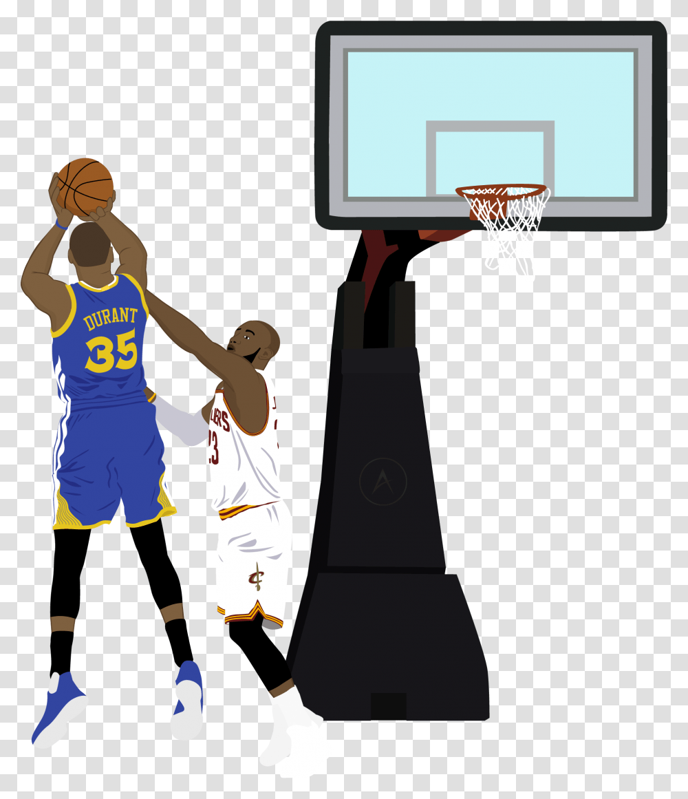 Kevin Durant Cartoon Shooting, Person, Human, People, Sport Transparent Png