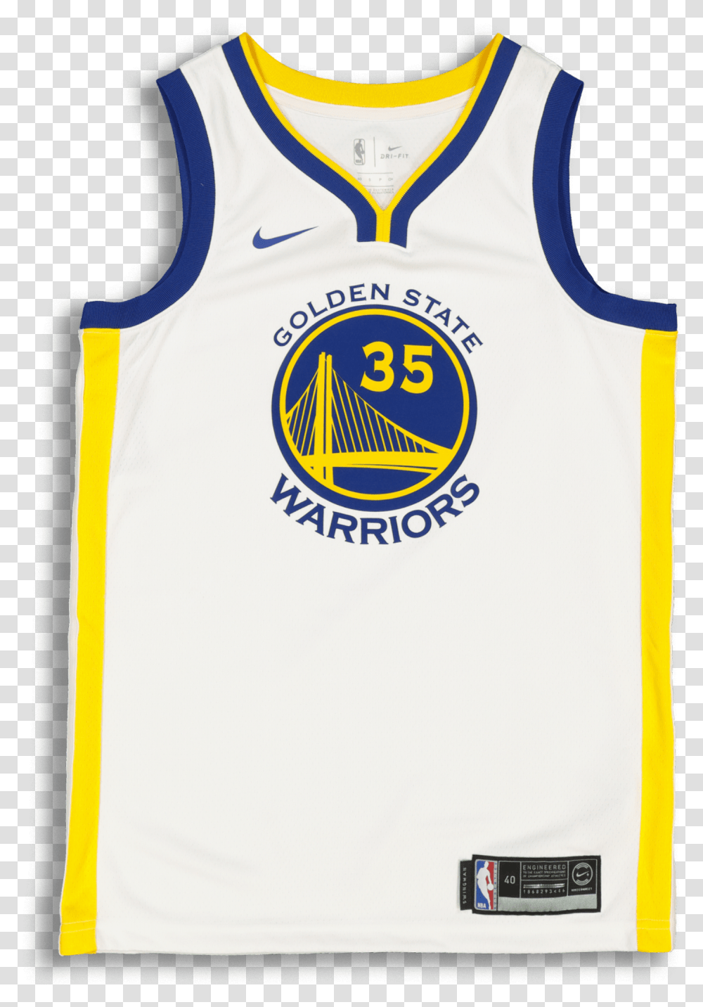 Kevin Durant Golden State Warriors New, Clothing, Apparel, Shirt, Jersey Transparent Png