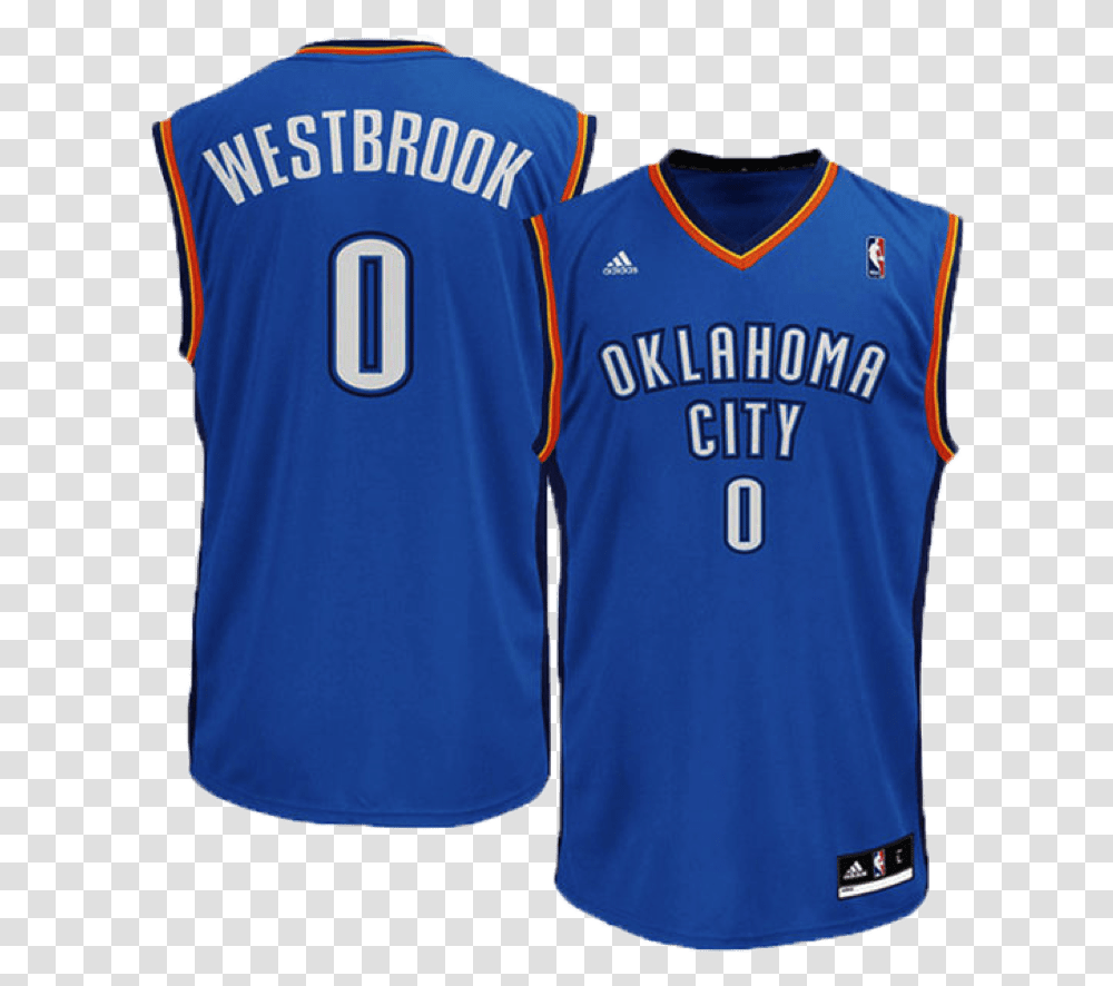 Kevin Durant Oklahoma City Jersey, Apparel, Shirt Transparent Png