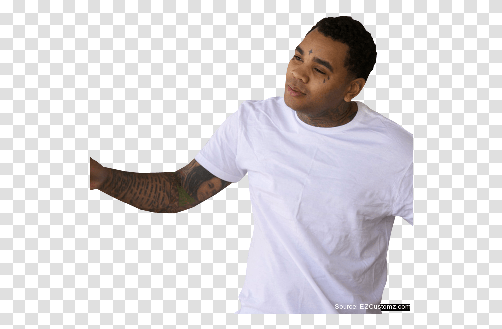 Kevin Gates Kevin Gates With Background, Sleeve, Apparel, Arm Transparent Png